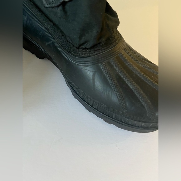 SOREL Kaufman Black Insulated Waterproof Glacier Winter Snow Boots Mens Size 7 - Picture 14 of 16